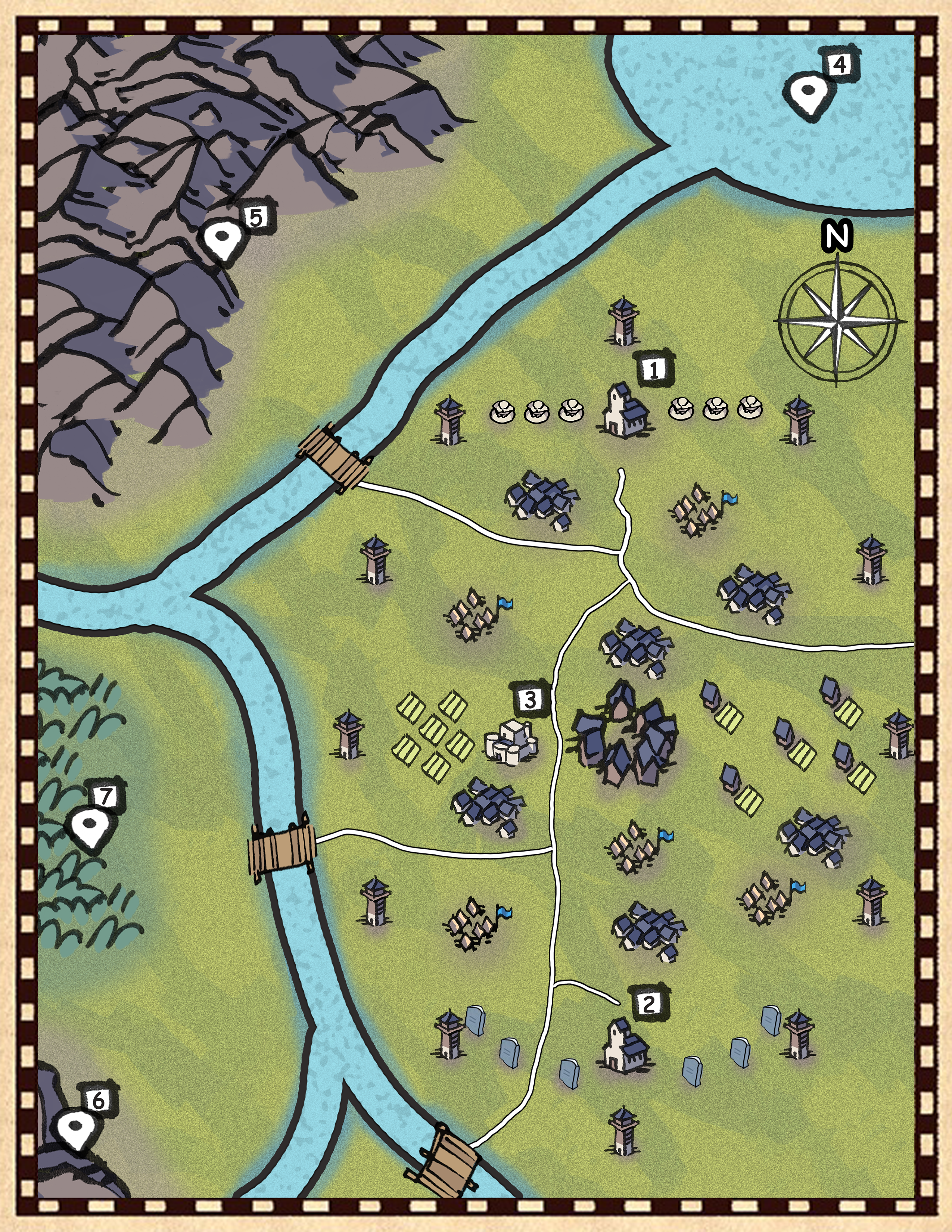 New Du’um Region Map